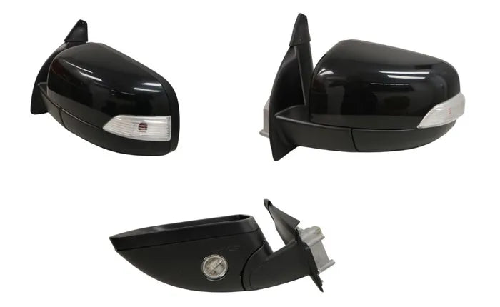 2011-2022 Ford Ranger PX Door Mirror (Left Hand Side) Black, 9 Pin, with Blinker, Puddle Light, Folding)