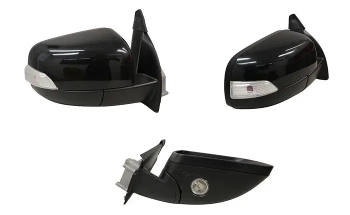 2011-2022 Ford Ranger PX Door Mirror (Right Hand Side) Black, 9 Pin, with Blinker, Puddle Light, Folding)
