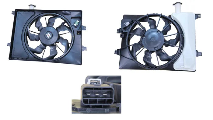 2015-2017 Hyundai i30 GD Radiator Fan (with Overflow Bottle)