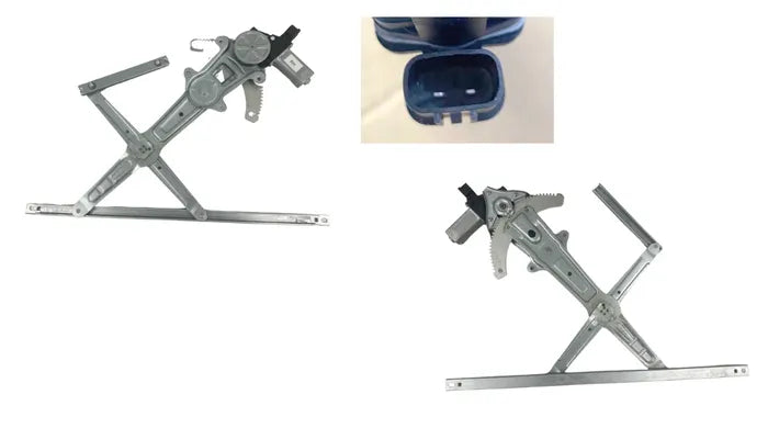 2015-2023 Mitsubishi Triton MQ/MR 2D/4D Front Window Regulator Left-Hand Side (2-Pin, With Motor)