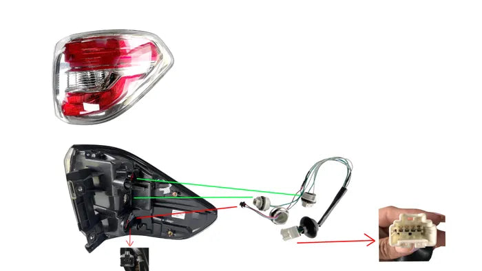 2012-2019 Nissan Patrol Y62 Tail Light (Outer, Right Hand Side) LED Type
