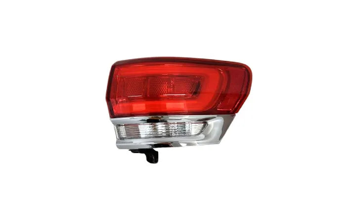 2013-2021 Jeep Grand Cherokee WK Outer Tail Light (Right-Hand Side, Bright Red Lens, Chromed Mould)