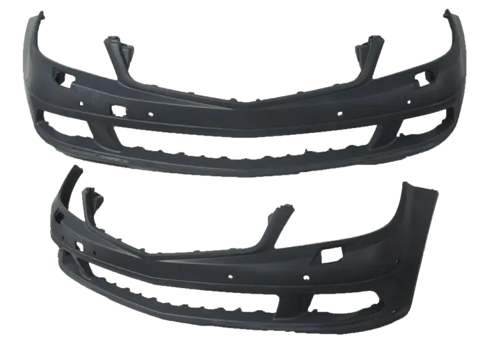 2007-2011 Mercedes-Benz C-Class W204 Front Bar Cover (with Flare, Jet & Sensor Holes)