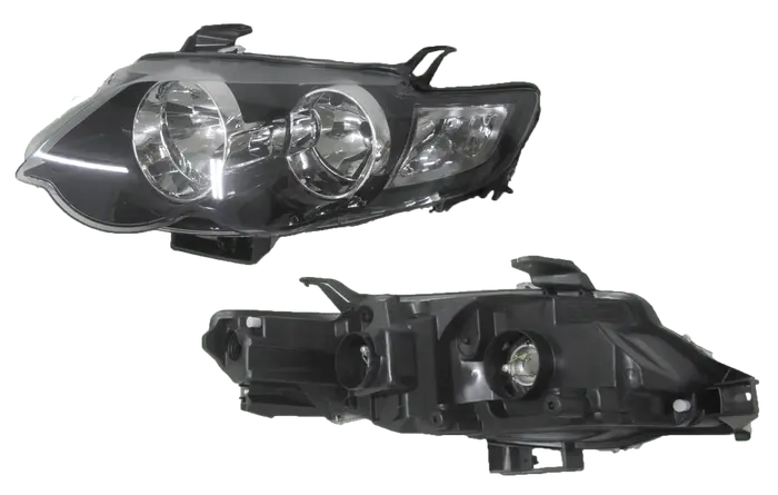 2008-2014 Ford Falcon FG Headlight (Left Hand Side, Black Housing, Non-Projector)