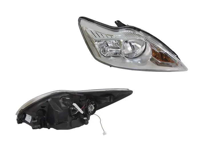 2009-2011 Ford Focus LV Headlight (Right Hand Side, Halogen H7/H1, Electric Adjust)