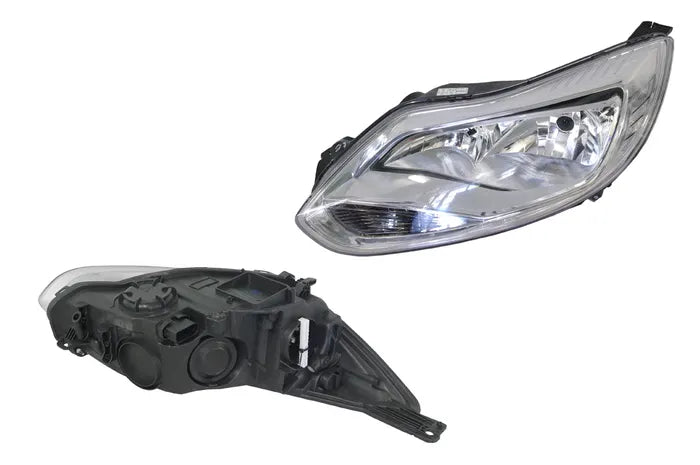 2011-2014 Ford Focus LW Headlight (Left Hand Side, Chrome)