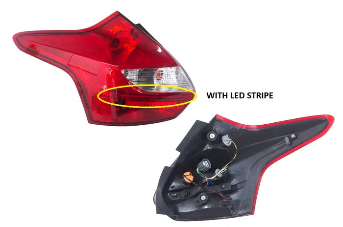 2011-2014 Ford Focus LW Hatchback Tail Light (LED Stripe, Left Hand Side)