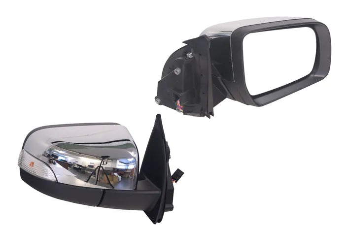 2011-2022 Ford Ranger PX Door Mirror (Right Hand Side) Chrome, 7 Pin, with Blinker and Folding)