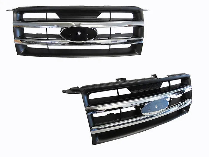 2006-2009 Ford Ranger PJ Front Grille (Chrome/Grey)