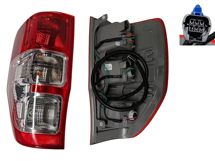 2011-2022 Ford Ranger PX Tail Light (Left Hand Side, Non Smoky Type)