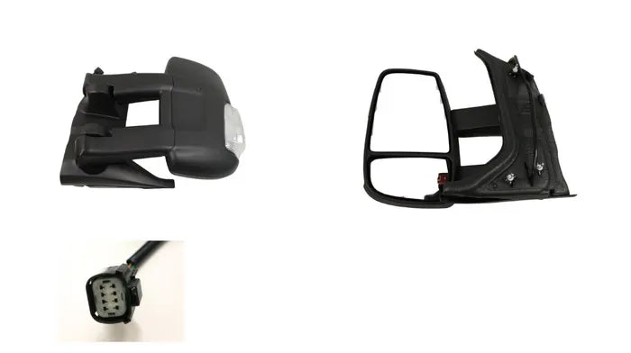 2014-2019 Ford Transit VO Door Mirror (Left Hand Side, Long Arm, Heated, Indicator Light)