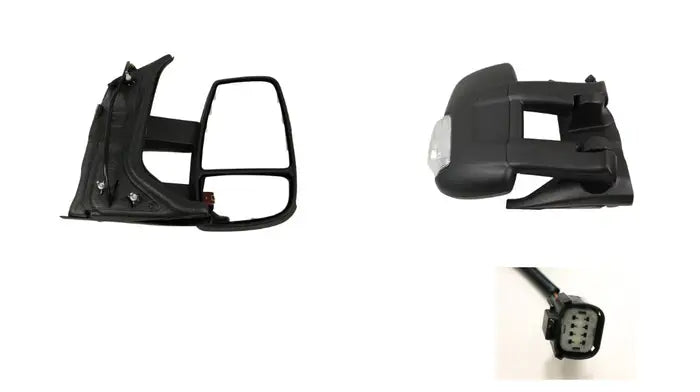 2014-2019 Ford Transit VO Door Mirror (Right Hand Side, Long Arm, Heated, Indicator Light)