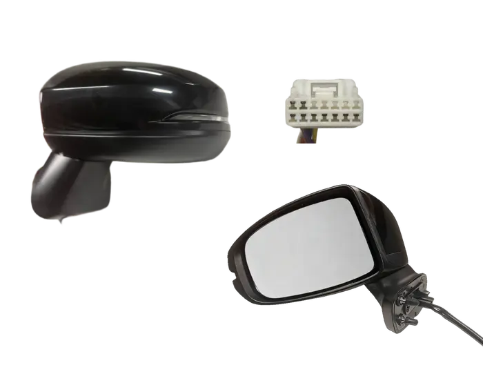 2014-2020-Honda Jazz GE Door Mirror (Left-Hand Side, Blinker Light, Folding and Heating)
