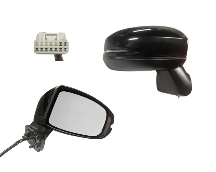 2014-2020-Honda Jazz GE Door Mirror (Right-Hand Side, Blinker Light, Folding and Heating)