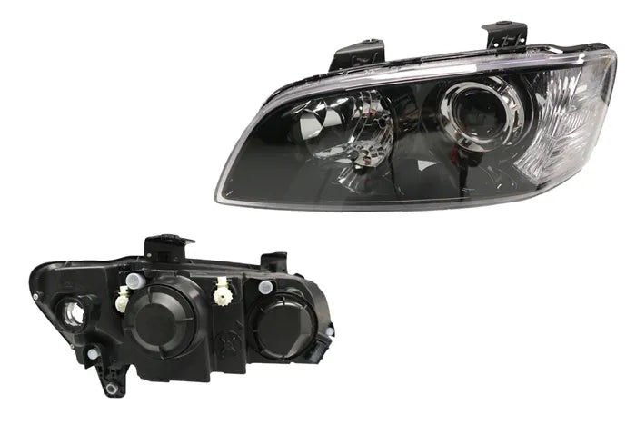 2006-2010 Holden Commodore VE Headlight (Left-Hand Side, Projector, Black)