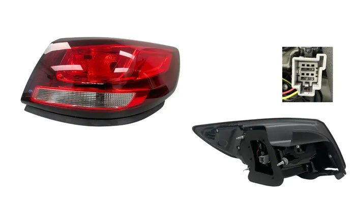 2013-2017 Holden Commodore VF Tail Light (Right-Hand Side, Tinted Dark Red)
