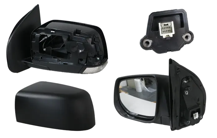 2012-2020 Holden Colorado RG Door Mirror (Left-Hand Side, Electric, Black, Folding)