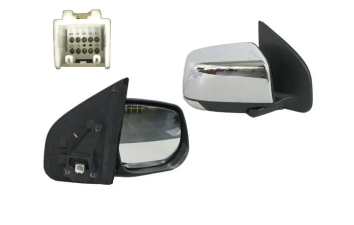 2016-2020 Holden Colorado RG Door Mirror (Right-Hand Side, Electric, Chrome, Folding)