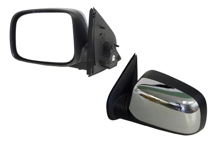 2003-2008 Holden Rodeo RA Electric Door Mirror (Left-Hand Side, Chrome/Black)