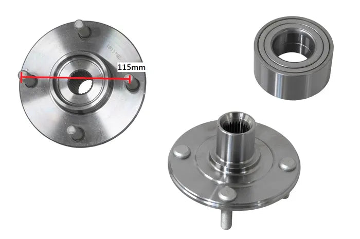 1996-2007 Mitsubishi Lancer CE/G/H (4X114.3MM) Front Wheel Hub with Bearing