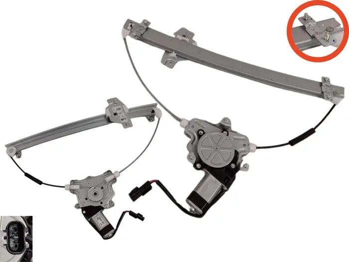 2002-2011 Hyundai Getz TB Front Window Regulator (left hand side) with Motor