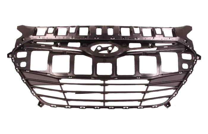 2012-2014 Hyundai i30 GD Front Bar Insert (Black, 2mm Thick Mould, Main Grille Type 2)