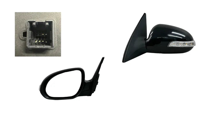 2007-2012 Hyundai i30 FD Door Mirror (left hand side, Heated, Electric, 6 Pin)