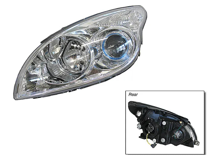 2009-2012 Hyundai i30 FD Headlight (left hand side, Chrome)