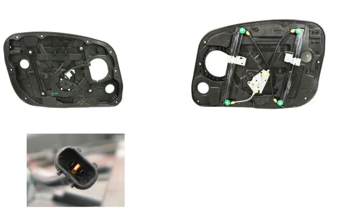 2012-2017 Hyundai i30 GD Front Window Regulator (left hand side, with Panel & Motor, 2-Pin)