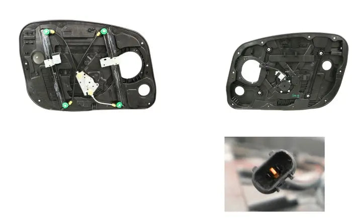 2012-2017 Hyundai i30 GD Front Window Regulator (Right Hand Side, with Panel & Motor, 2-Pin)