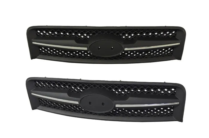 2004-2010 Hyundai Tucson JM Front Grille (Chrome, with Emblem Provision)