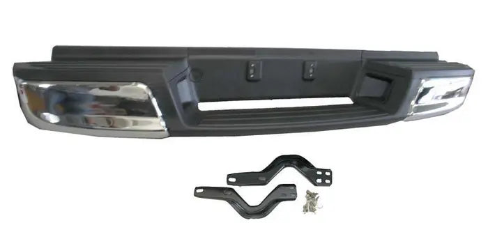 2008-2012 Isuzu D-MAX TFR Rear Step Bar (Chrome with Brackets & Plastic Pad)
