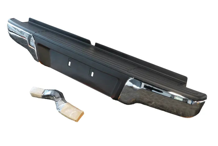2012-2016 Isuzu D-MAX TFR Rear Step Bar (Chrome, with Brackets & Top Pad)
