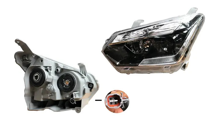 2016-2020 Isuzu D-MAX LED Headlight (Black & Chrome, Left-Hand Side)