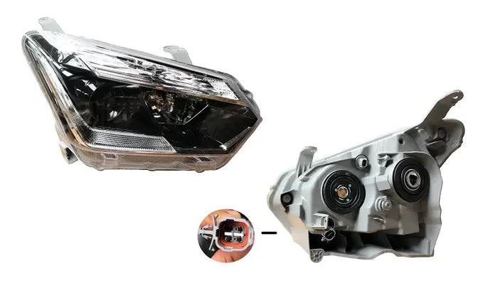 2016-2020 Isuzu D-MAX LED Headlight (Black & Chrome, Right-Hand Side)