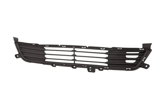 Black car grille on a white background

