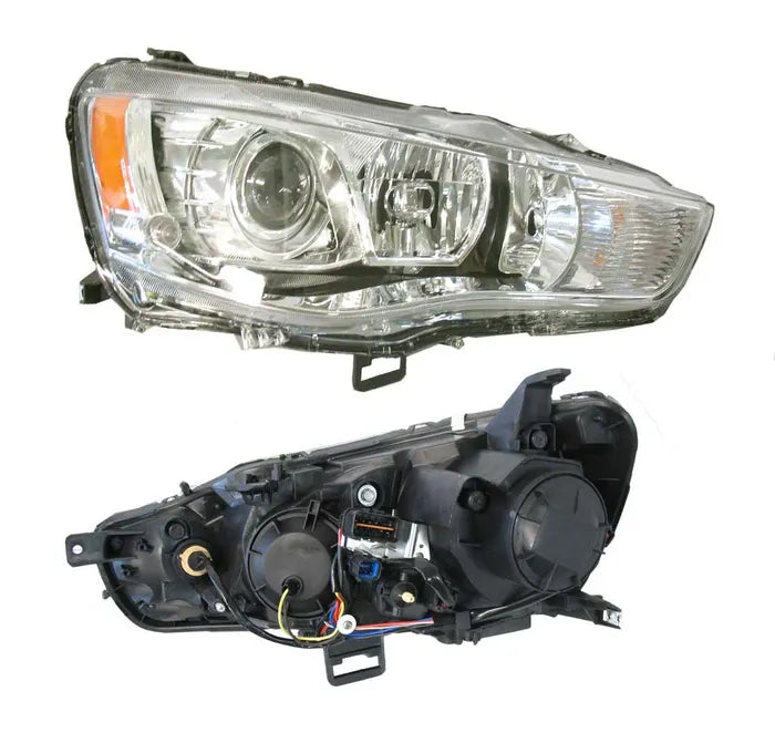 2009-2012 Mitsubishi Outlander ZH Headlight (Right-Hand Side, Xenon, Chrome)