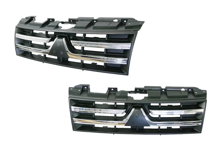 2006-2008 Mitsubishi Pajero NS/NT Front Grille (Chrome/Black, 4 Door)