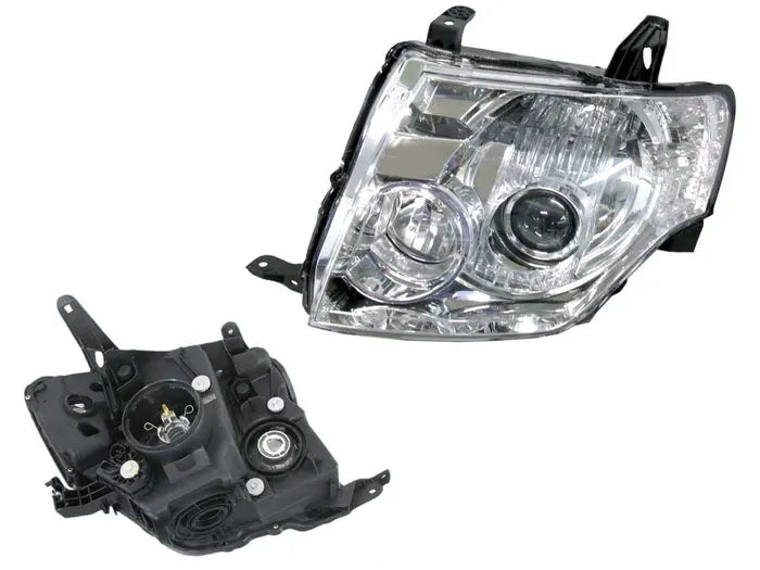 2006-2011 Mitsubishi Pajero NS/NT Headlight (Left-Hand Side, Halogen H7/H11) with Electric Adjuster Motor