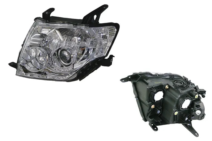 2006-2021 Mitsubishi Pajero NS/NT/NW/NX Headlight (Halogen, Left-Hand Side, Manual Adjuster)