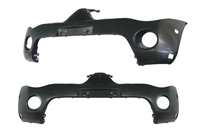 2006-2009 Mitsubishi Triton ML Front Upper Bar Cover (Flare Holes, 2pcs Grille Type)
