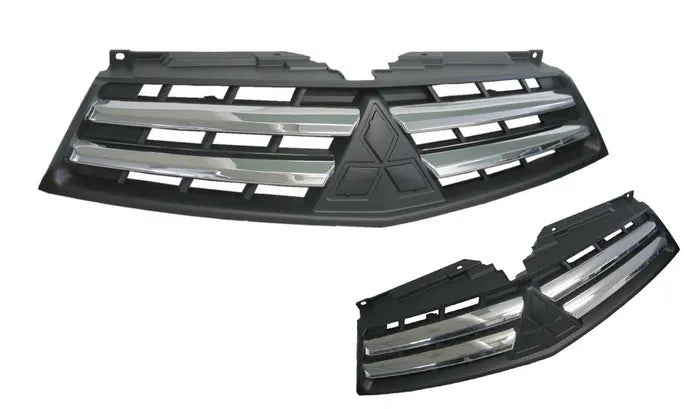 2009-2015 Mitsubishi Triton MN Front Grille (Chrome / Black)