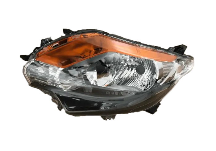 2015-2018 Mitsubishi Triton MQ Headlight (Black, Halogen H4, Left-Hand Side) with Amber Reflector