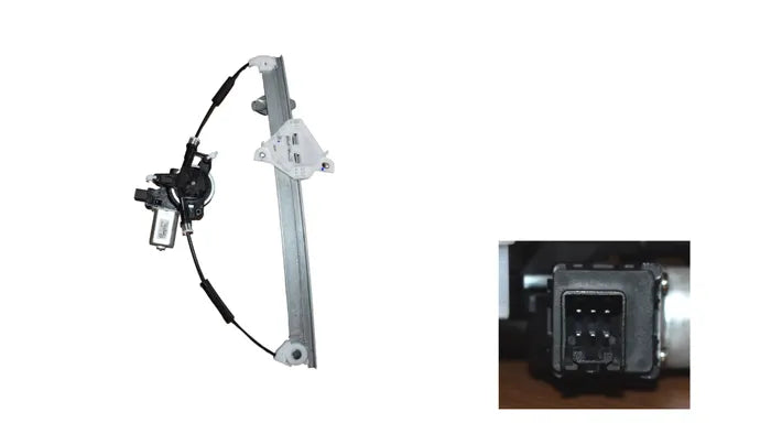 2014-2023 Mazda Mazda 2 DJ/DL ON Front Window Regulator Right Hand Side (6-Pin, Motor, No Panel)