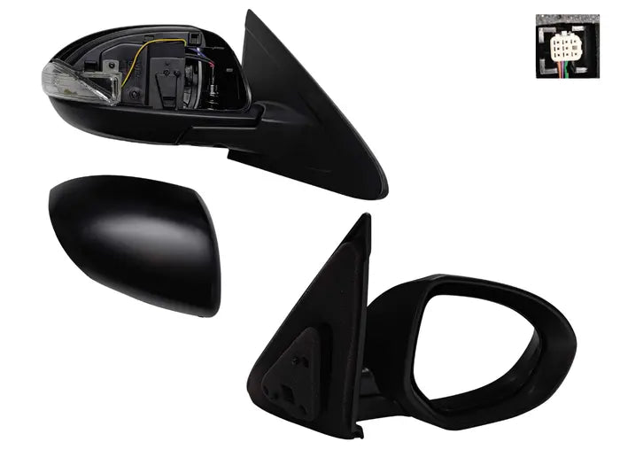 2009-2014 Mazda 3 BL Electric Door Mirror (Right Hand Side, with Blinker Light)