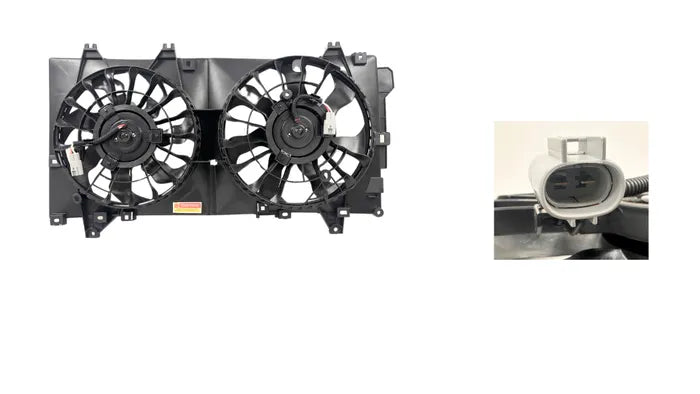 2013-2019 Mazda 3 BM/BN Radiator & A/C Condenser Dual Fan (Petrol)