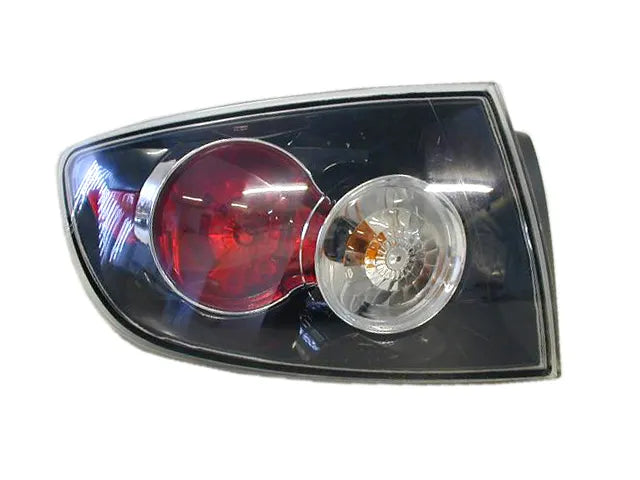 2004-2008 Mazda 3 BK Sedan Outer Tail Light (left hand side, Black/Clear/Red)