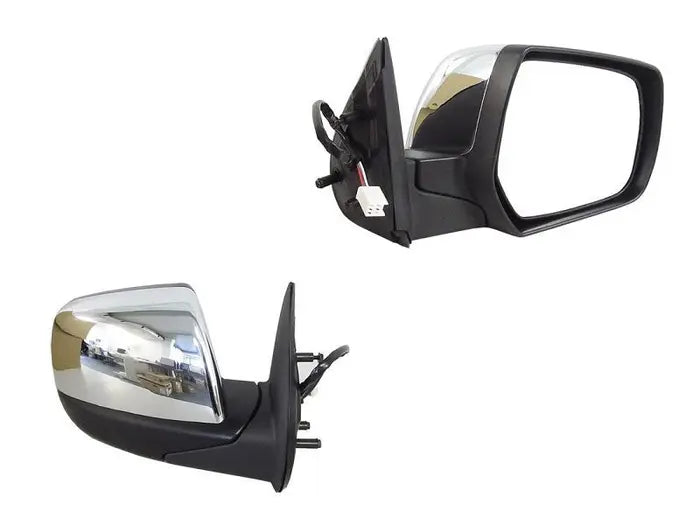 2006-2011 Mazda BT-50 UN Front Door Mirror (Right Hand Side, Electric, Chrome)
