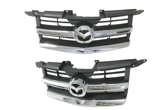 2008-2011 Mazda BT-50 UN Front Grille (Black with 2 Piece Mould)