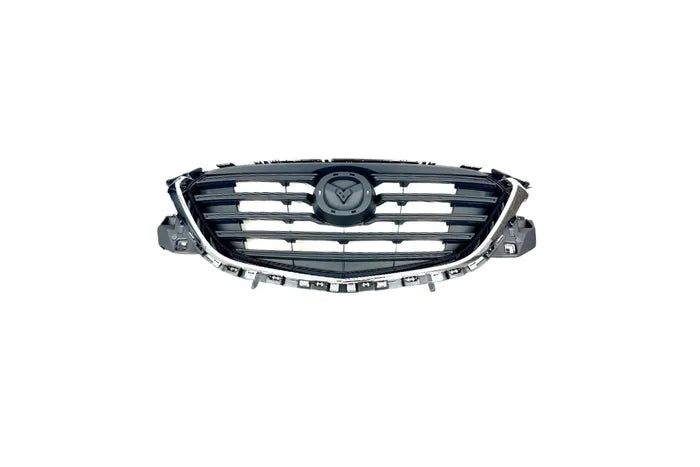 2016-2023 Mazda CX-9 TC Front Grille (Black with Chrome Mould & Camera Hole)